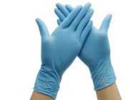 Slip Resistant blue disposable gloves , Sterile Nitrile Gloves Flexible operation supplier