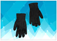 Customized Size Medical Rubber Gloves Anti Static Black Color Comfortable supplier