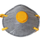 N95 Activated Carbon Cup FFP2 Mask , Disposable Nonwoven Dust Mask With Valve supplier