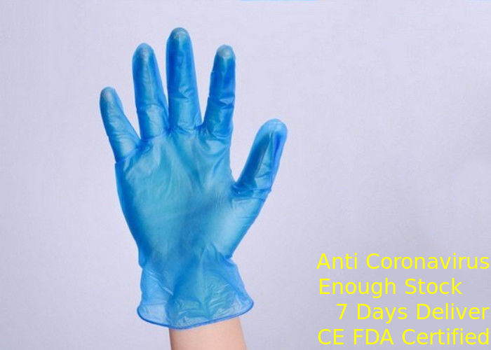 Customizable Size Disposable Medical Gloves PVC Pharmaceutical Tensile 12Mpa supplier
