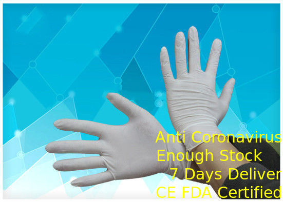 Comfortable Sterile Surgical Gloves Natural Latex Material Good Elasticity supplier