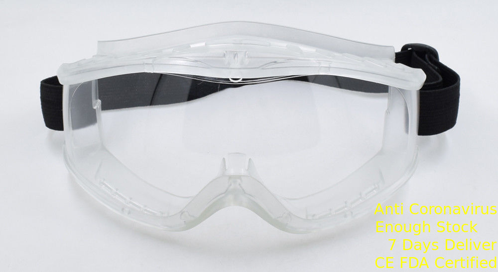 Eyes Protect Medical Clear Goggle , Comfortable Custom Medical Goggles Anti Fog supplier