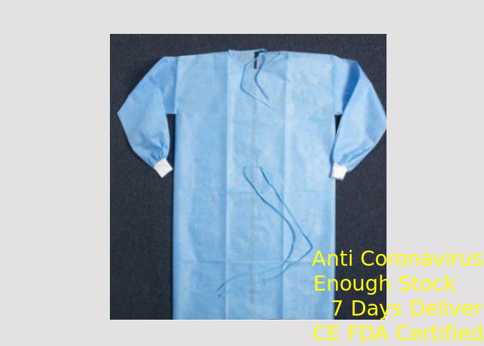 Abrasion Resistant Disposable Surgical Gown Spunbonded With ISO Certification supplier