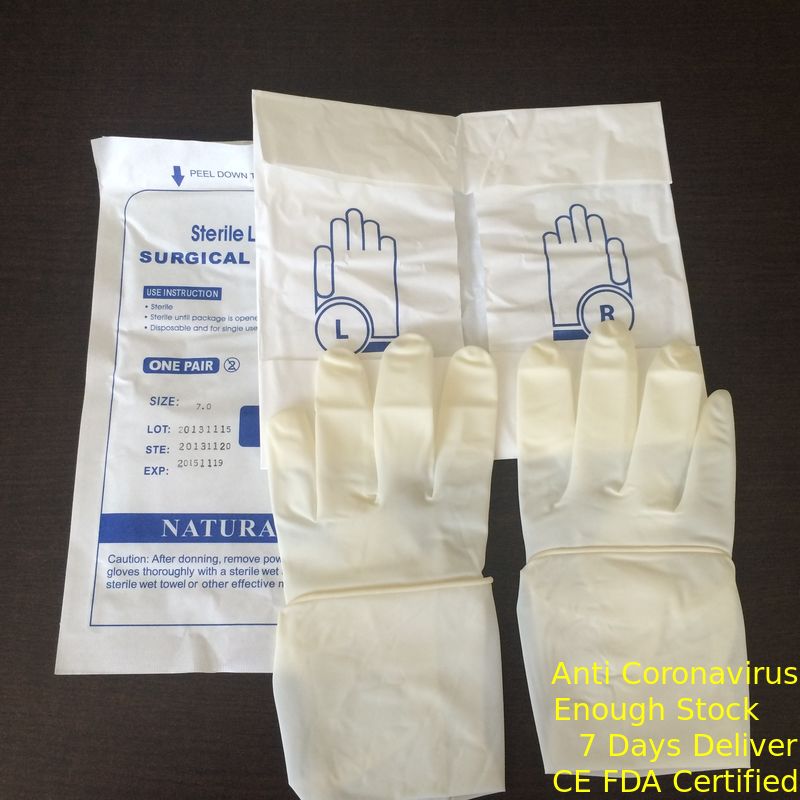 CE Sterile Examination Gloves 7.5 Medium Extra Long Elbow Length Micro Powder supplier