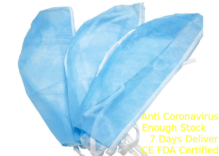 Biodegradable Disposable Surgical Bonnets Polypropylene Nonwoven With Band Strap supplier