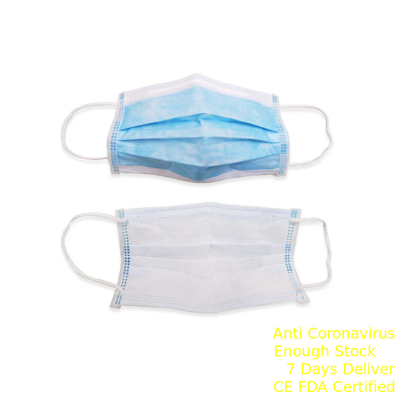 Ear Wearing Disposable Face Mask Personal Care / Construction Breathing Masks supplier