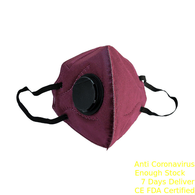 Anti Virus Foldable FFP2 Mask Vertical Fold Flat Breathing Filter Mask supplier