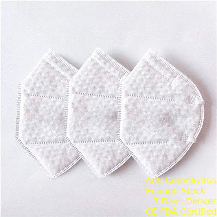4 Layer Protection Foldable FFP2 Mask , Ear Wearing Disposable Protective Mask supplier
