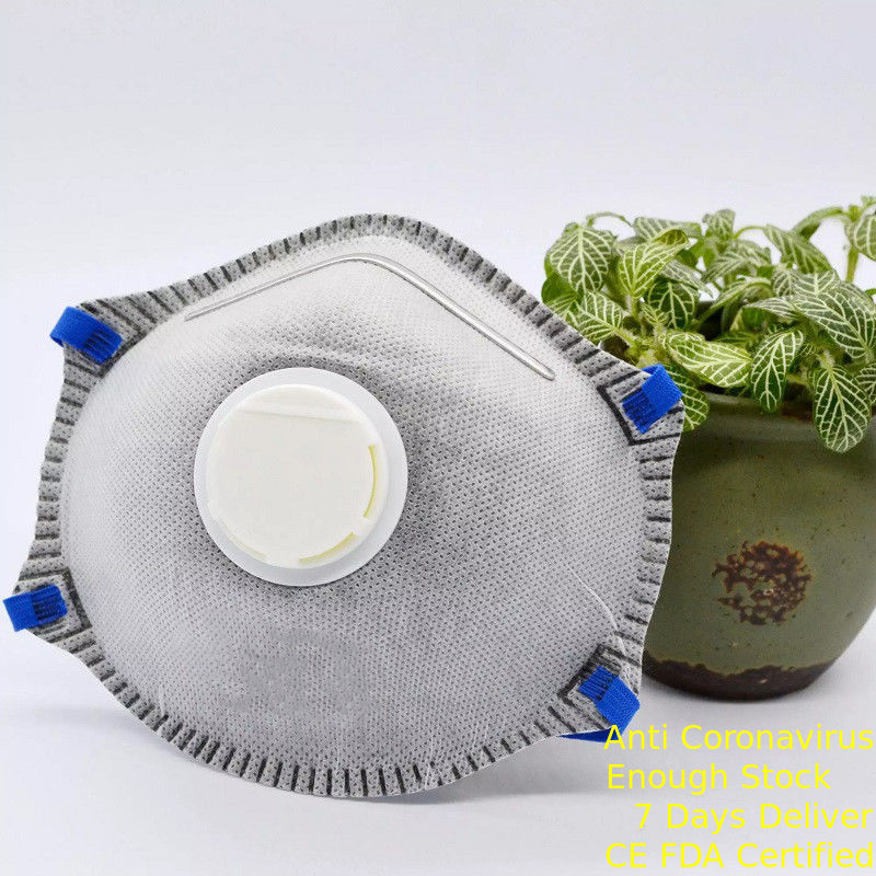 Earloop Type FFP2 Disposable Mask , Breathable Valved Dust Mask supplier