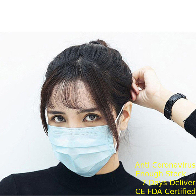 High Breathability Disposable Face Mask 25g PP Non Woven Fabric Material supplier