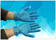 Multi Purpose Blue Surgical Gloves , Vinyl Examination Gloves Powdered / Powder Free supplier