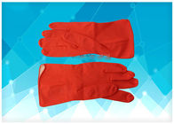 Red Color Disposable Medical Gloves Non - Sterile Thickness 0.15mm Allergy Resistance supplier