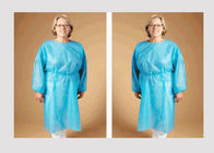 Water Resistant Disposable Surgical Gown Ultrasonic Seam With Customzied Color supplier