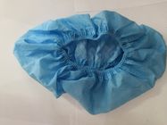 Dust Proof Disposable Surgical Shoe Covers , Light Blue Disposable Foot Covers supplier