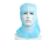 Three Pieces Sewed Disposable Head Cap Operating Room Hats Polypropylene Material supplier