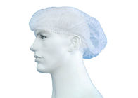 Non Woven Material Disposable Surgeon Cap Hair Nets Lightweight 10gsm Thickness supplier