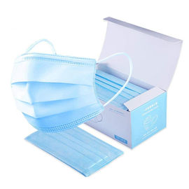 Anti Dust Disposable Protection Earloop Face Mask 3 Ply Non Woven Face Mask supplier