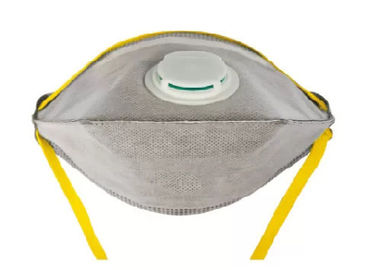 Disposable Foldable FFP2 Mask / Fold Flat Dust Mask For Pollution District supplier