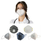 Skin friendly Foldable FFP2 Mask Dustproof Industrial Breathing Mask With Valve supplier