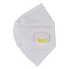 White Color Folding FFP2 Respirator Mask Hanging Ear Type For Public Place supplier