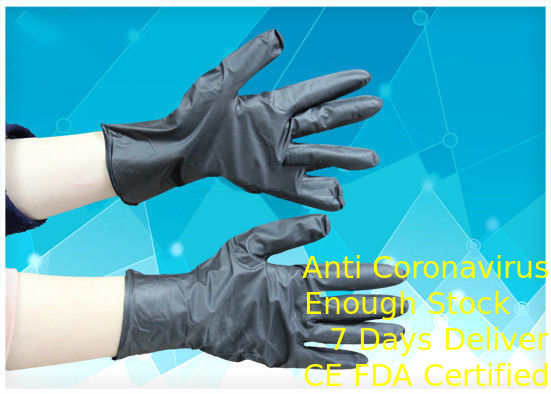 Oil Resistance Disposable Medical Gloves Thickness 0.34mm Strong Versatility supplier