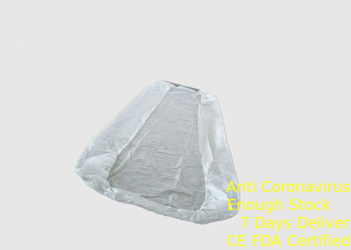 White Color DDisposable Bed Sheets , Disposable Massage Bed Covers Liquid Proof supplier