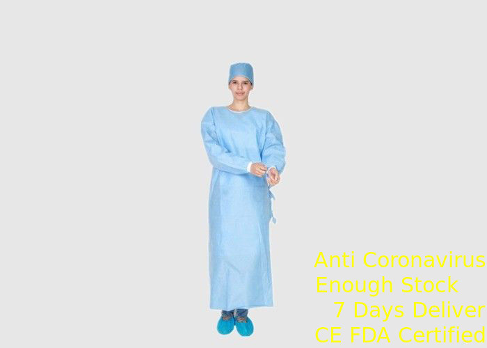 Dust Proof Disposable Surgical Gown Alcohol Resistance For Personal Health Safety supplier