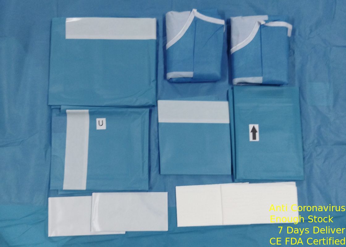 Tube Cover ENT Sterile Surgical Packs Ear Nose Throat Operation SMS Double Layers Laminated supplier