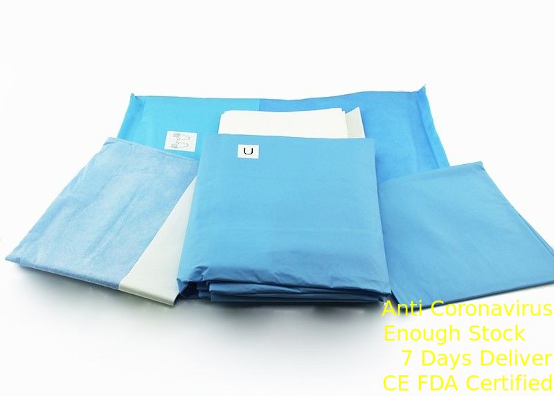 Medical Sterile Surgical Packs Lower Extremity , Hand Leg Drape Angiography Pack supplier