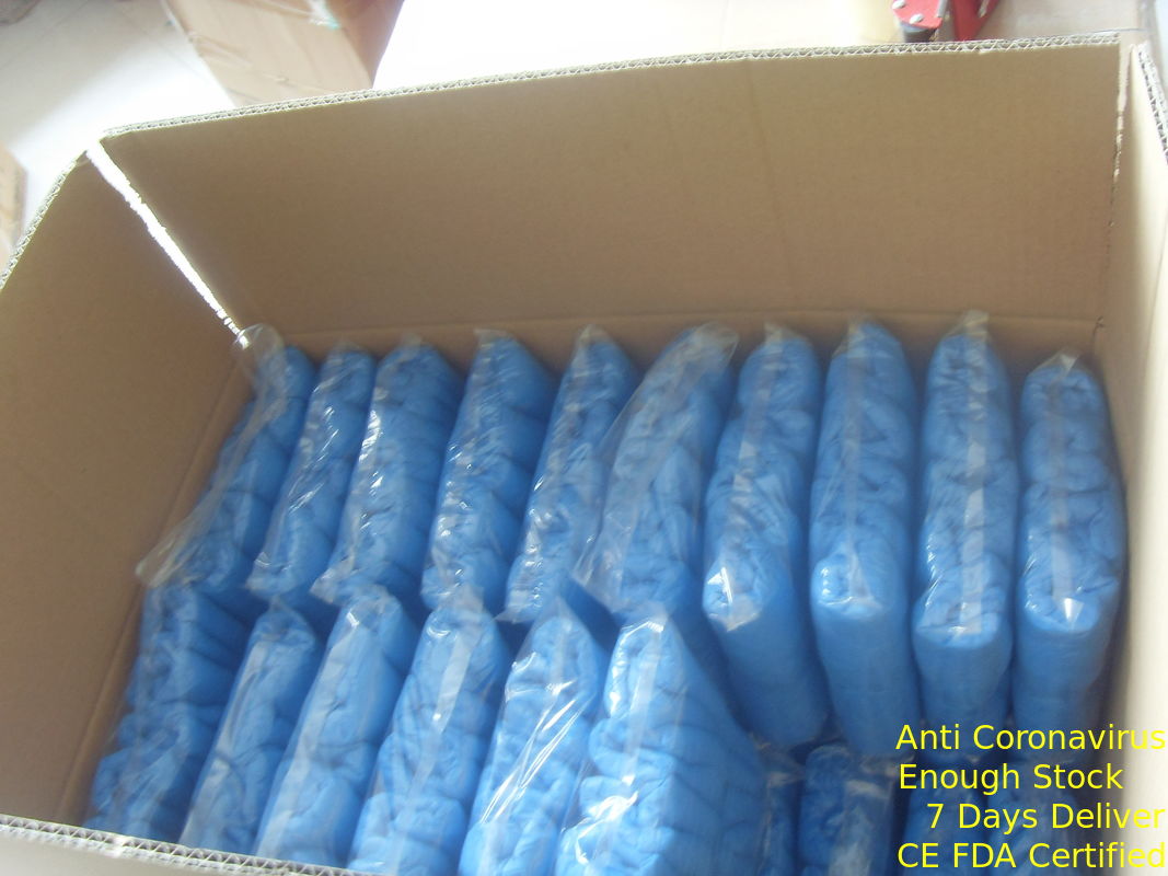 Latex Free Surgical Shoe Covers Disposable Polypropylene Non Woven Universal Size supplier