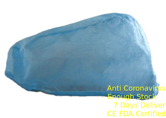 Latex Free Disposable Surgical Caps , Disposable Operating Room Hats With Sewed Elastic supplier