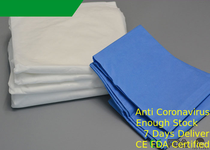 Sterile Disposable Stretcher Sheets , Flat Plastic Bed Cover 33 X 89 Inches supplier