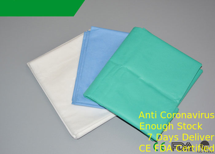 Non Woven Disposable Stretcher Sheets Soft Touch With Four Corners Elastic supplier