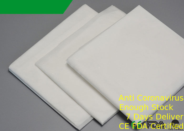 Dust Free Flat Disposable Stretcher Sheets Non Woven Massage 40''X90'' White Color supplier