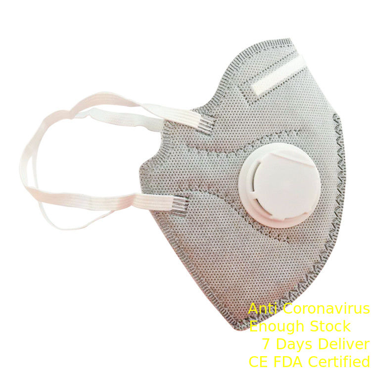 Anti Pollution Folding FFP2 Mask Disposable Non Woven Face Mask With Valve supplier