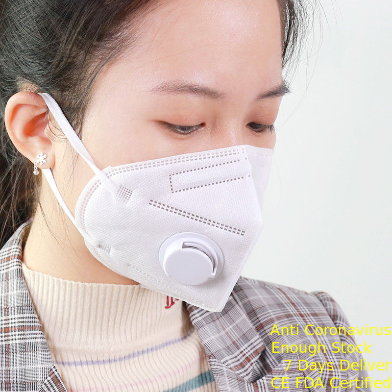 Breathable N95 Disposable Mask , FFP2 Face Mask 4 Layer Protection supplier